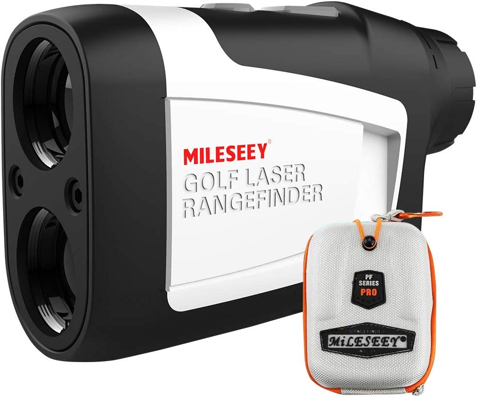 Mileseey Golf Range Finder with Slope On/Off, 660 Yards Range Finder with Flag-Lock and Vibration, Legal for Tournament Play, &plusmn;0.55Yard Accuracy, 6X Magnification,Carrying Case, Free Battery image number 5