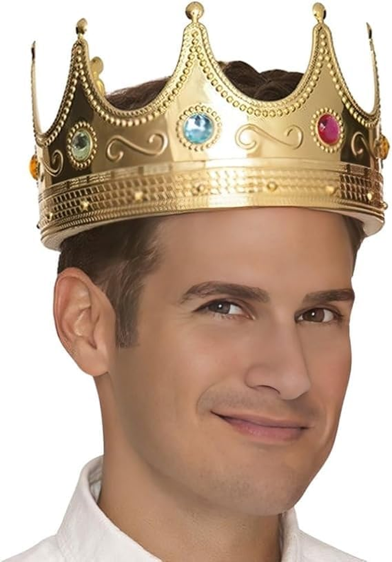 Luxurious Gold Royal Crowns - 0.75" X 8" (1 Pc) - Perfect for Parties, Regal Decor & Royalty-Themed Events image number 4