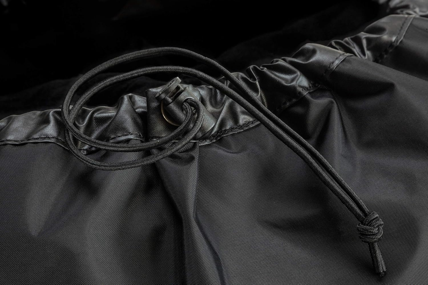 Attwood 11776-5 Kayak Nylon Spray Skirt with Mesh Storage Bag, Black image number 4