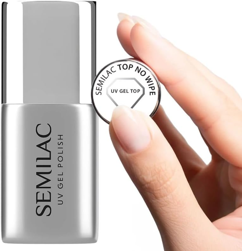 UV Nail Polish Top No Wipe Coat 7 Ml image number 5