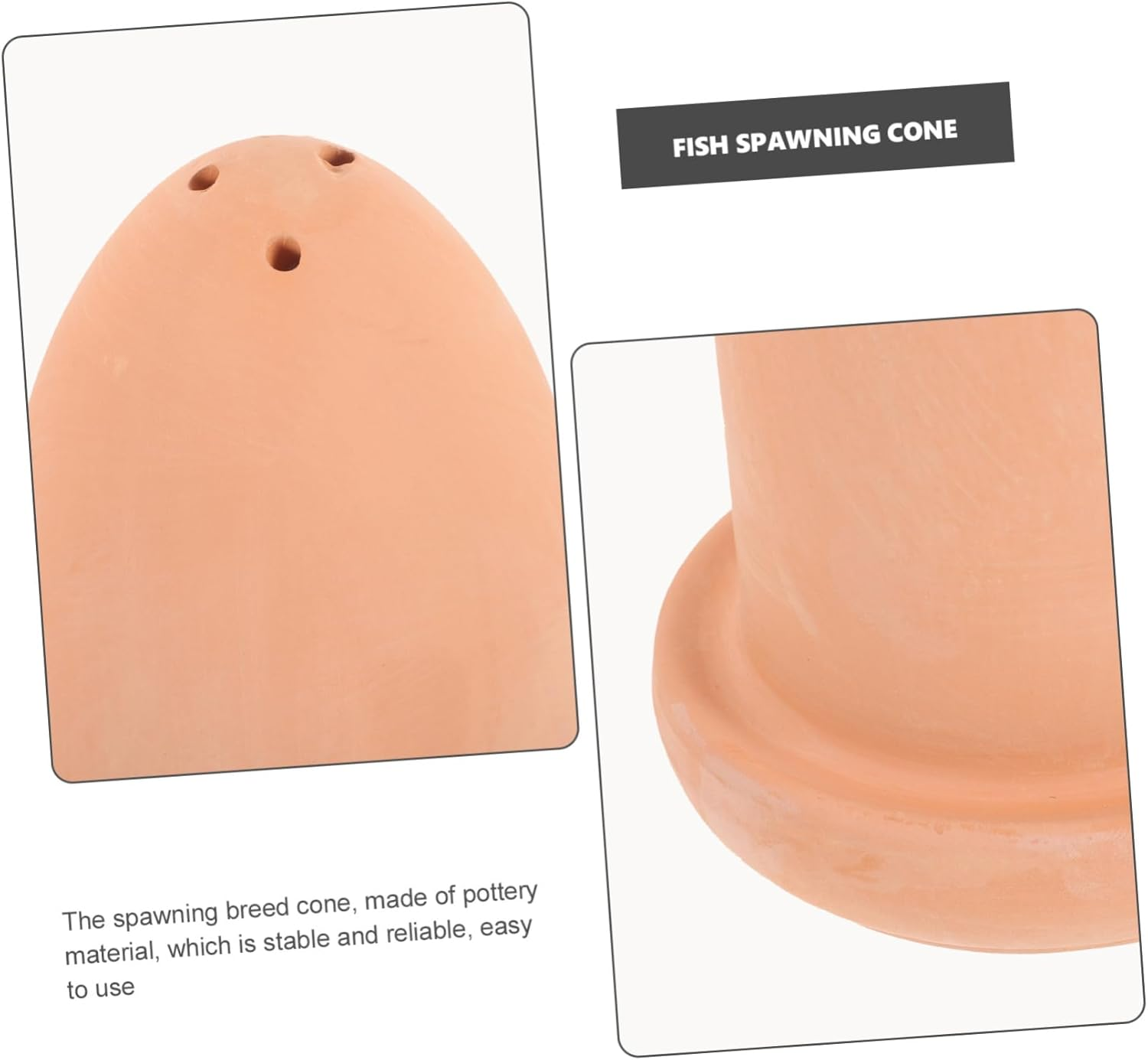 JOINPAYA Large Fish Spawning Cone Breeding Bucket for Angelfish Shrimp with Design Providing Spawning Hiding and Resting Spot for Small Aquatic Pets in Fish Tanks image number 2