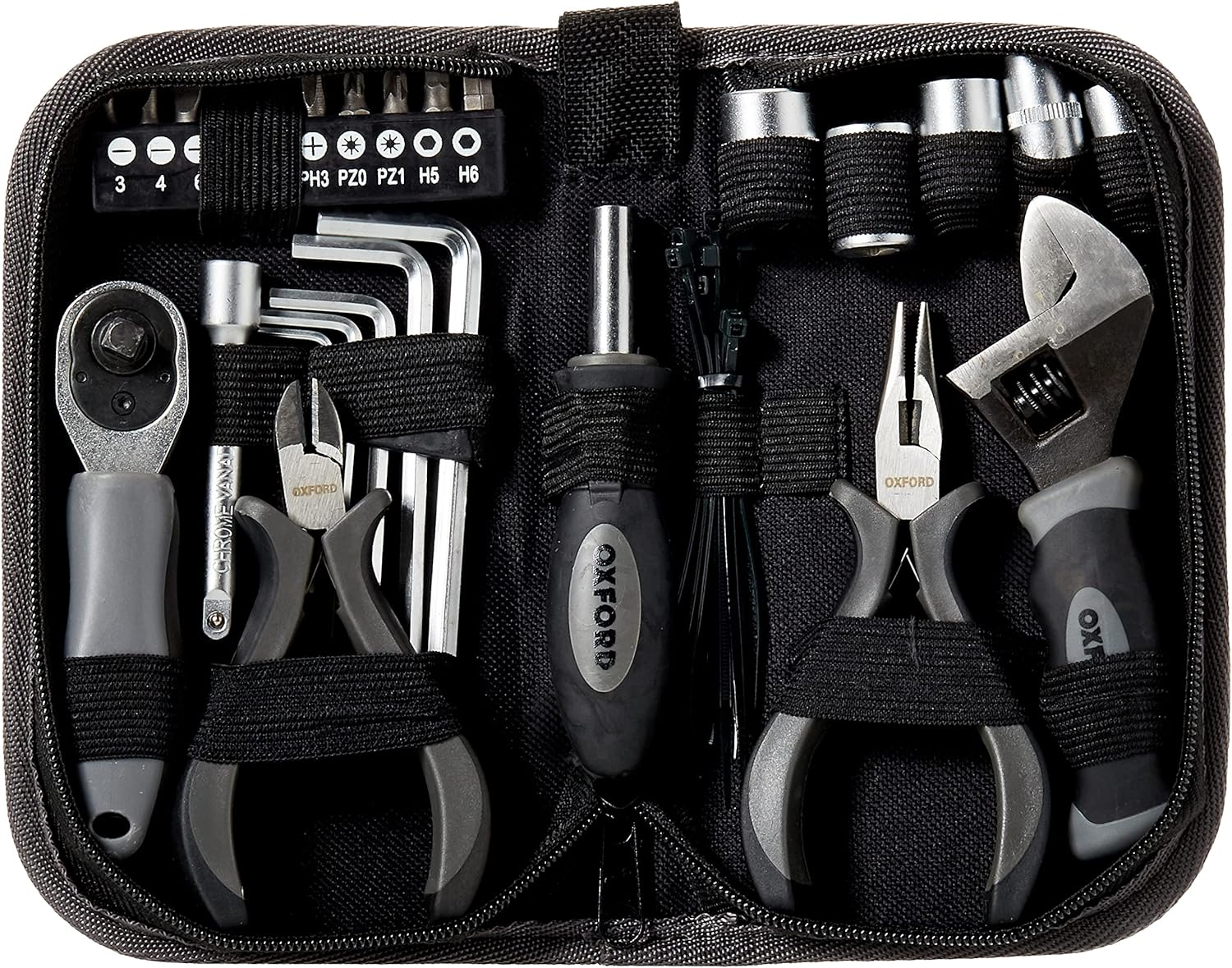 Oxford Unisex Adult - Oxford Tool Kit Pro, Black, Pro 27 Piece Premium US image number 4