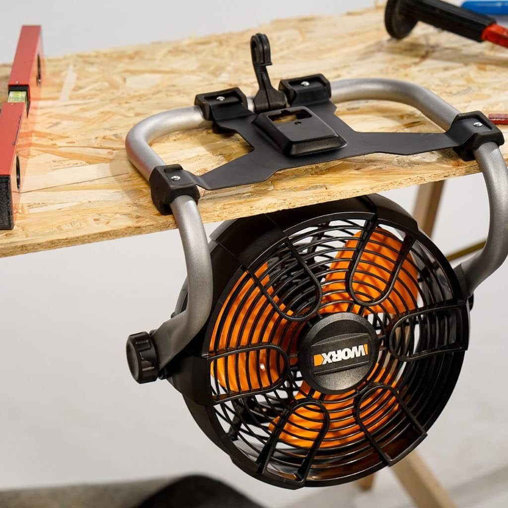 WORX 20V AC/DC (Corded/Cordless) Jobsite Fan - WX095.9 image number 6