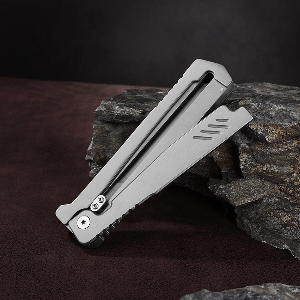 10MOONS Pocket Knife, Folding Knife, 9.1&Prime; D2 Steel Blade Pocket Knife Multitool, Pocket Knives & Folding Knives with Belt Clip, Tactical Knives Camping EDC Pocket Knives for Men image number 5