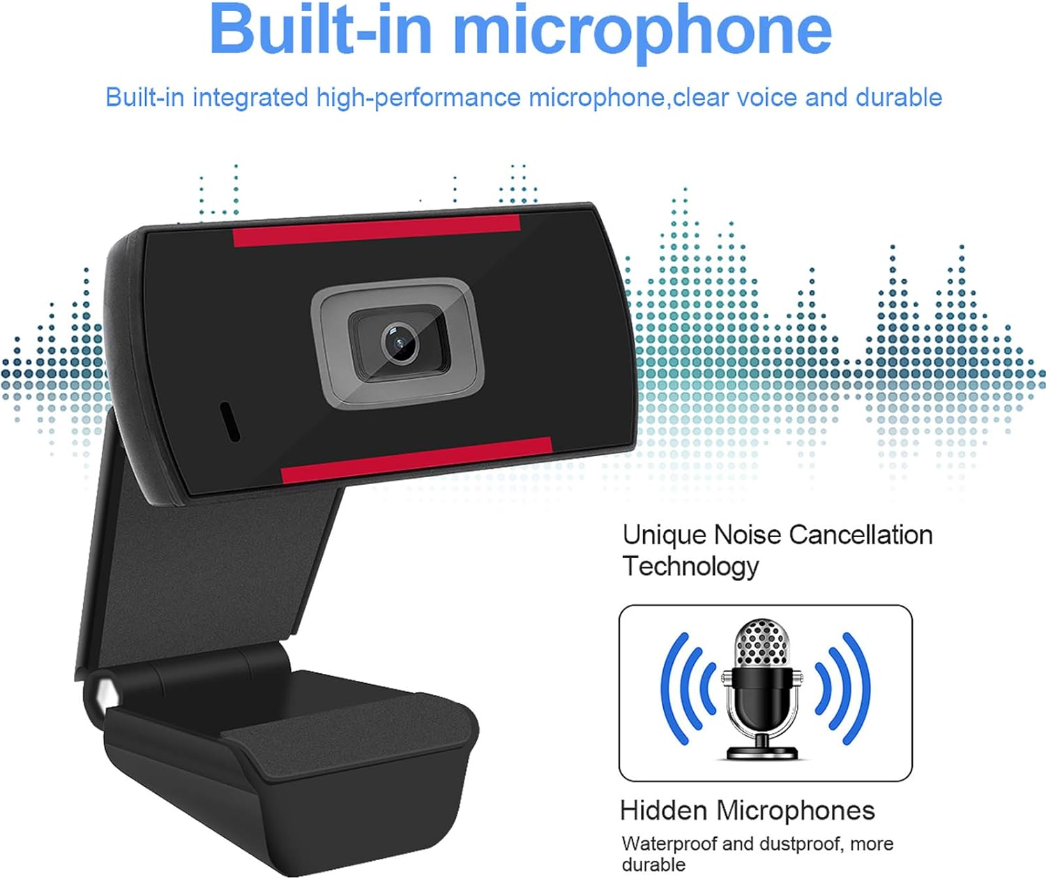 HD 1080P Webcam Built in Microphone Desktop Computer Laptop USB Web Camera for Streaming,Video Calling Recording,Chatting Webinars Gaming Distance Learning image number 3