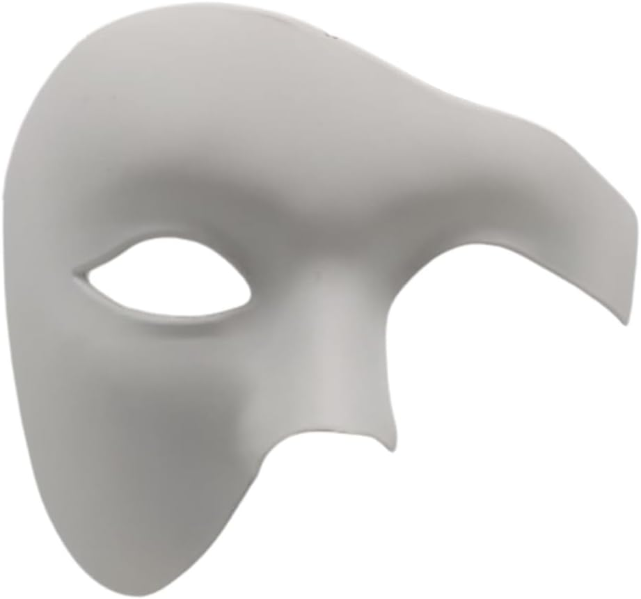 Phantom of the Opera Inspired Half Face Mask, Lightweight & Comfortable, Perfect for Masquerades & Events image number 6