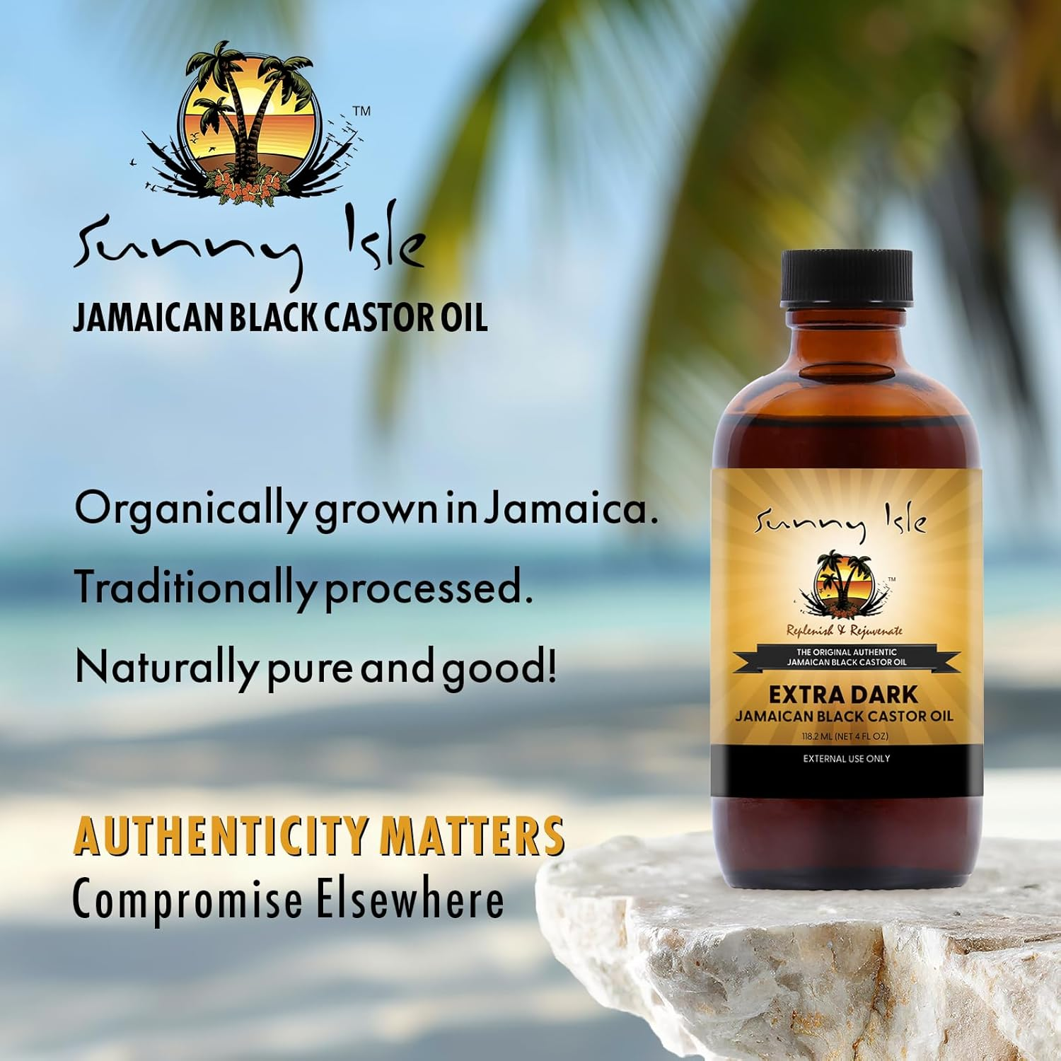Sunny Isle Jamaican Black Castor Oil Extra Dark, 4 Fluid Ounce image number 1