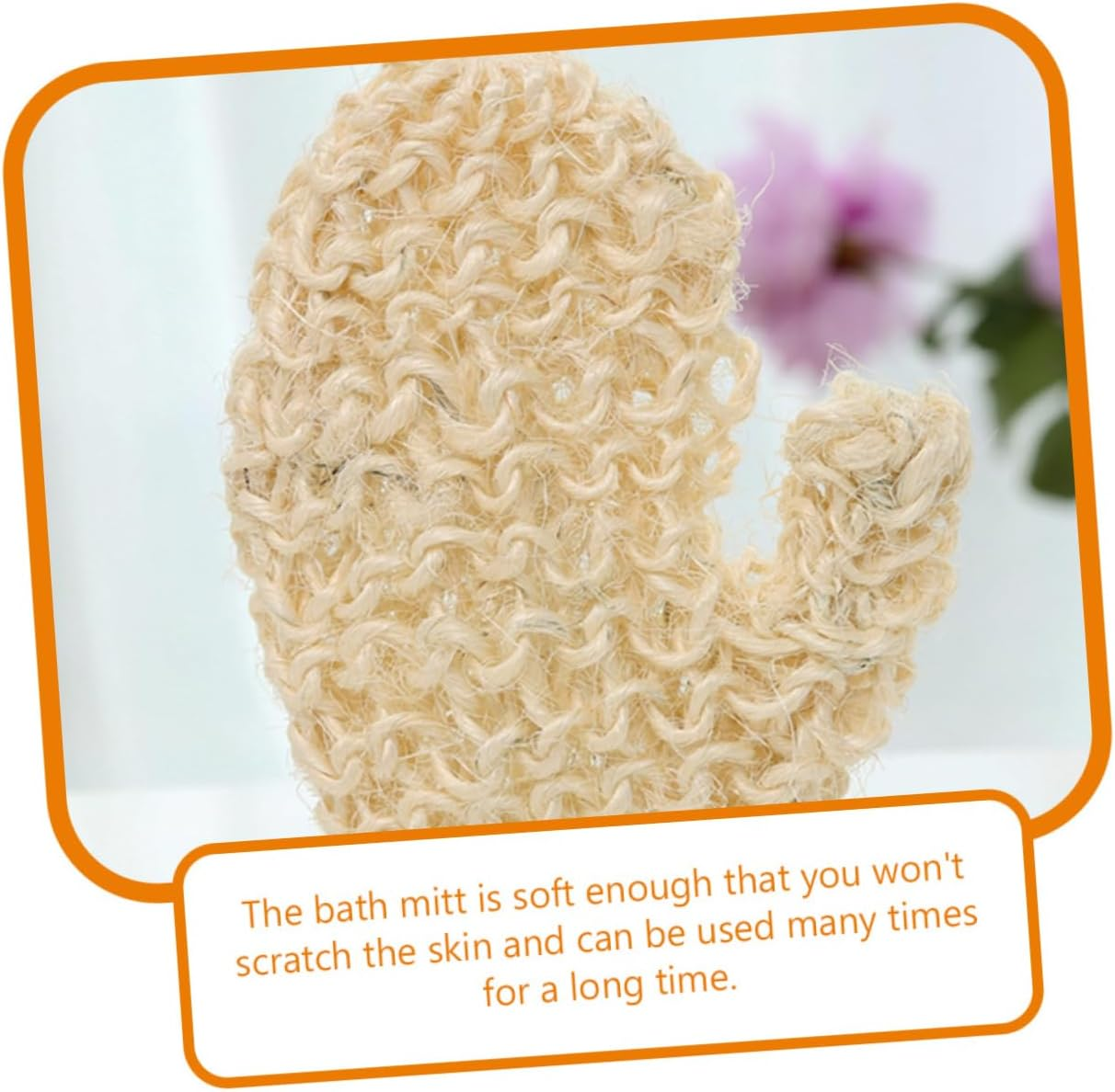 2Pcs Exfoliating Gloves Natural Scrubbing Mittens for Bathing and Skin Massage Ergonomic Design for Gentle Exfoliation and Deep Cleansing for Daily Use image number 1