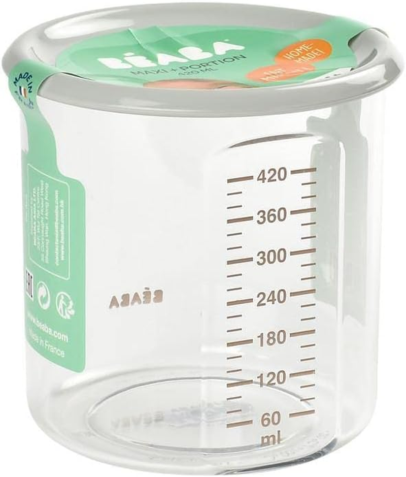 BEABA Maxi + Portion 420Ml, Grey