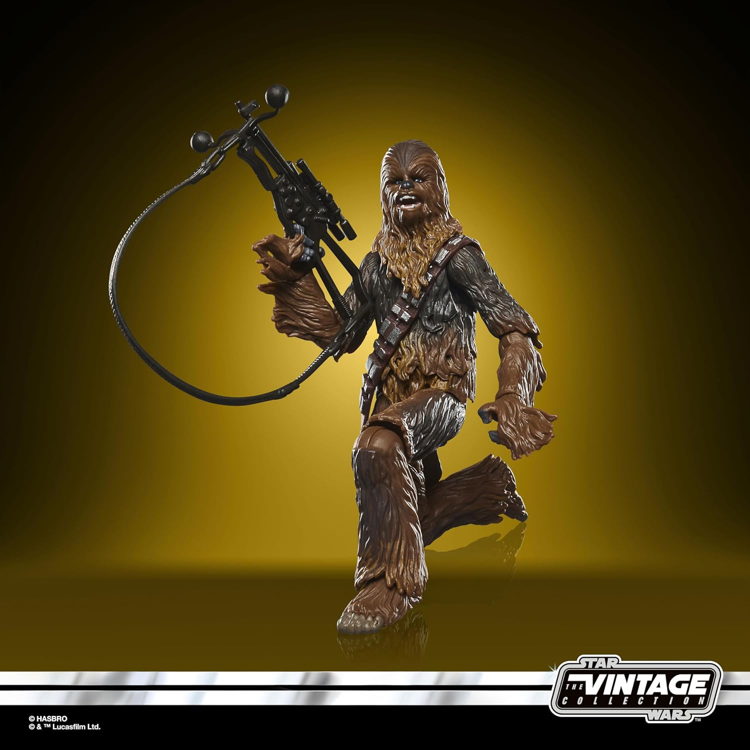 Star Wars the Vintage Collection Chewbacca, Star Wars: a New Hope Premium 3.75 Inch Collectible Action Figure image number 4