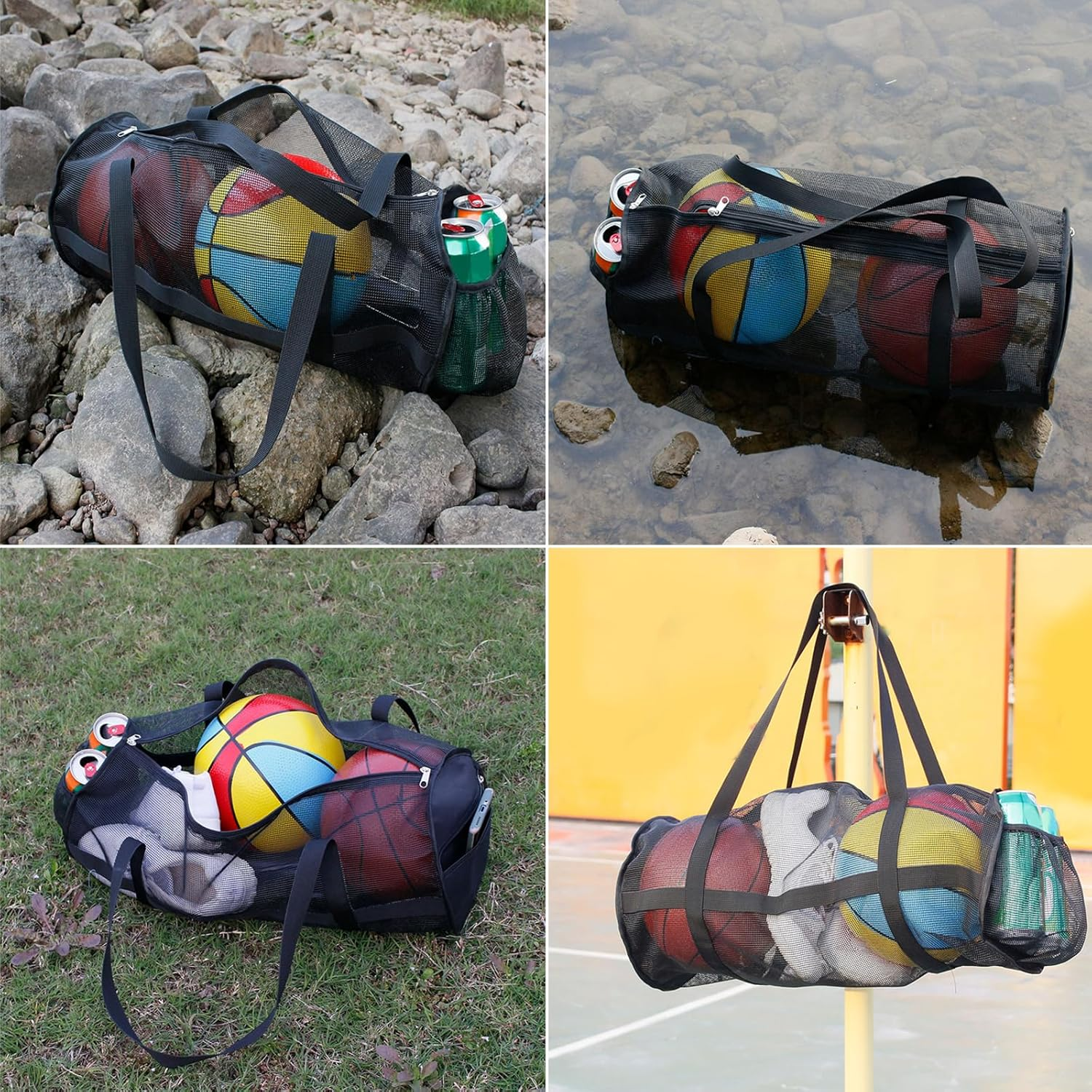 Doho Cole Duffel Bag, Large Beach Bag, Diving & Snorkeling Equipment & Equipment Bag image number 4