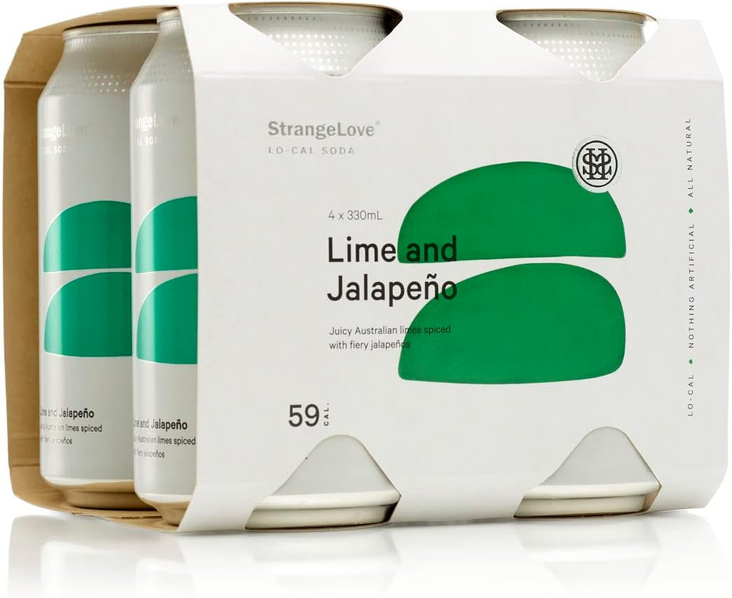Strangelove Lime and Jalapeno Lo-Cal Soda X 24 image number 1