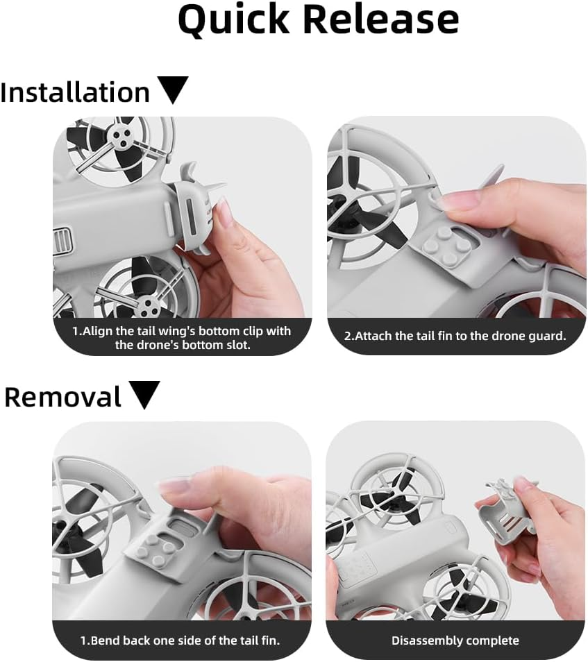 Xingeeek Flight Tail for DJI Neo Drone Air Tail Flight Balance Stabilizing Accessories for DJI Neo image number 3