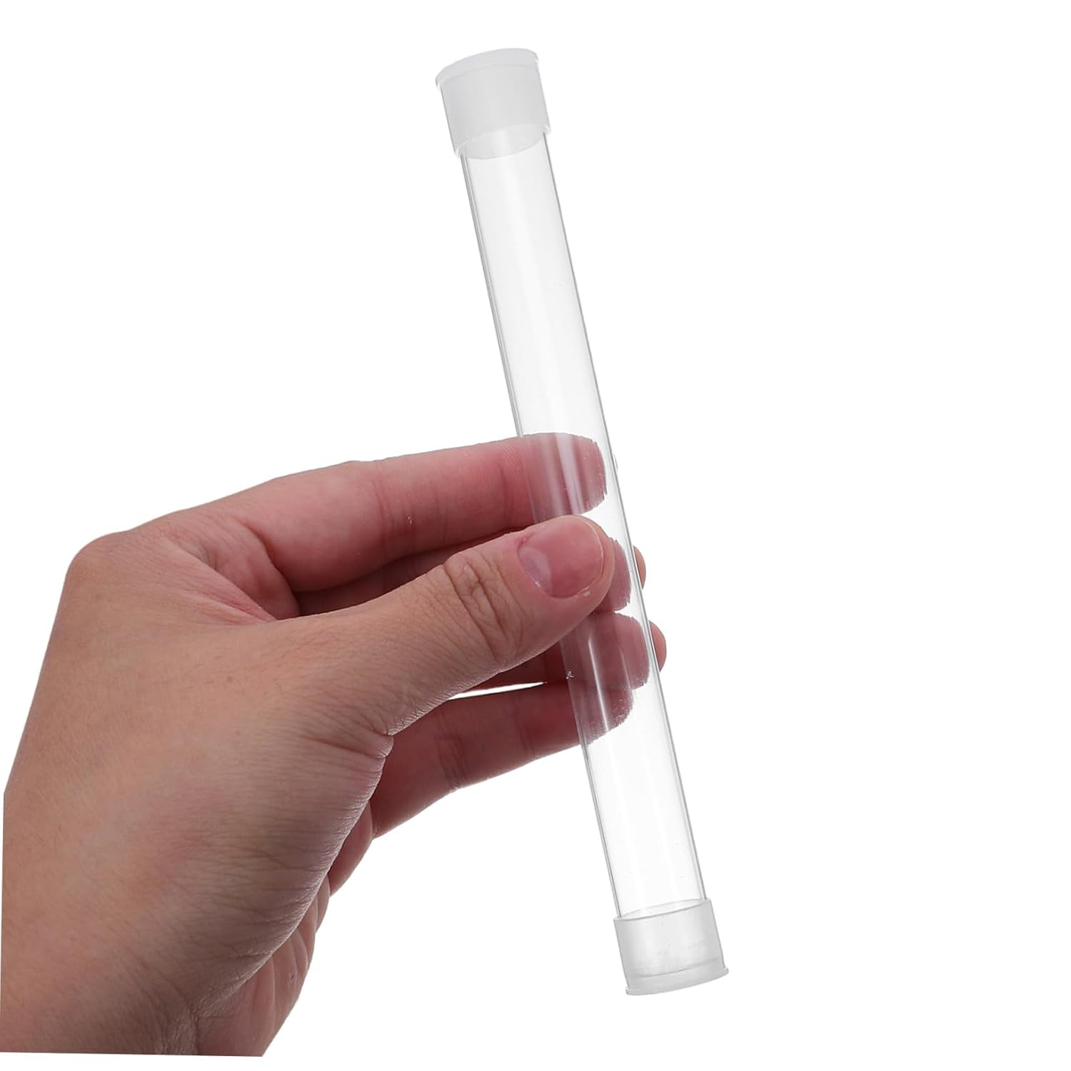 10Pcs Thermometer Protector Box Plastic Storage Tube Compact Safety Organizer for Travel Home Office Use Multipurpose Needle Case Dustproof image number 3