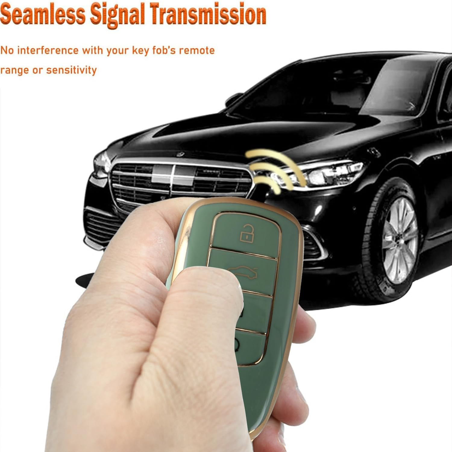 Durable Car Smart Key Fob Case Cover, Premium TPU Protective Case Compatible Chery Omoda 5 Tiggo 8 Pro Universal Car Accessories Key Protection Shell for Chery Automobile (Green) image number 6