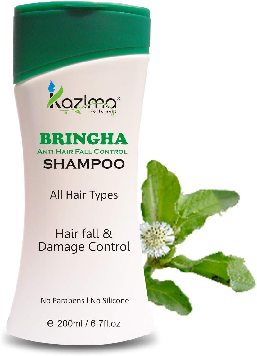 KAZIMA Bringha anti Hair Fall Control Shampoo (200Ml) + anti Hair Fall & Damage Control Conditioner (200Ml) image number 1