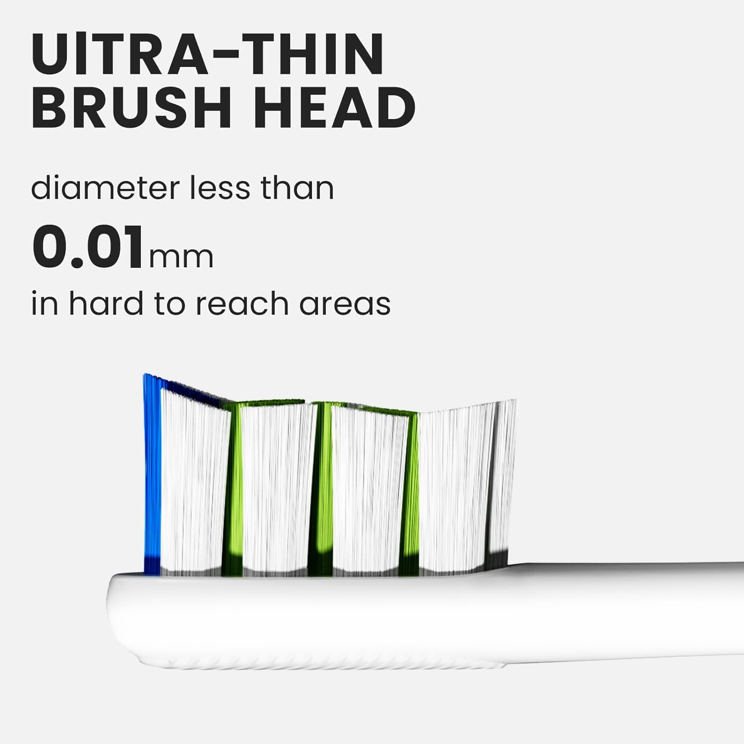 Oclean Toothbrush Standard Clean Brush Head Replacements, Compatible with All Oclean Electric Handles, FDA Approved image number 2
