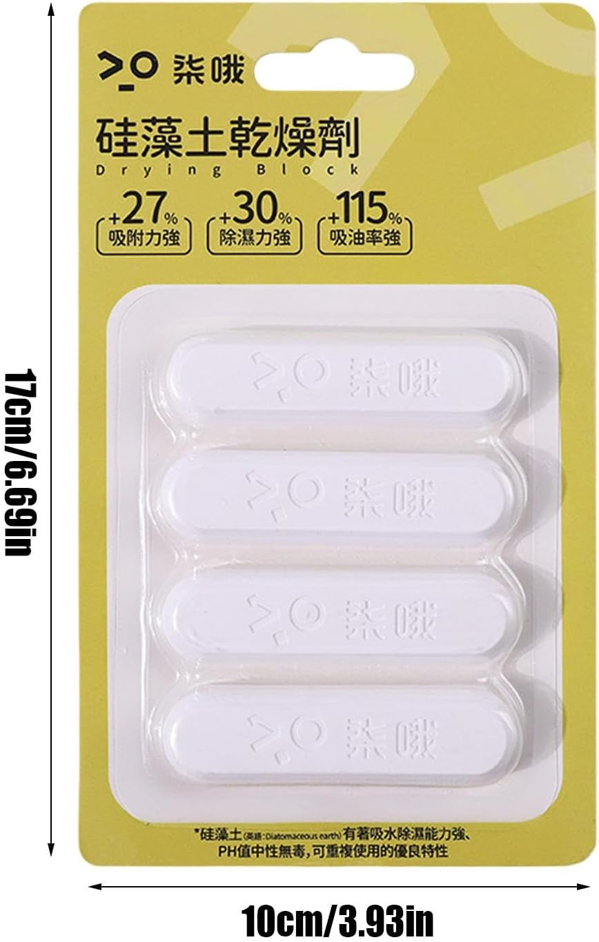 Diatom Drying Rod Stick for Toys - Moisture Absorbing Rod | Reusable Moisture Absorber, Quick Drying Tool for Spices Jewelry Shoes Boxes