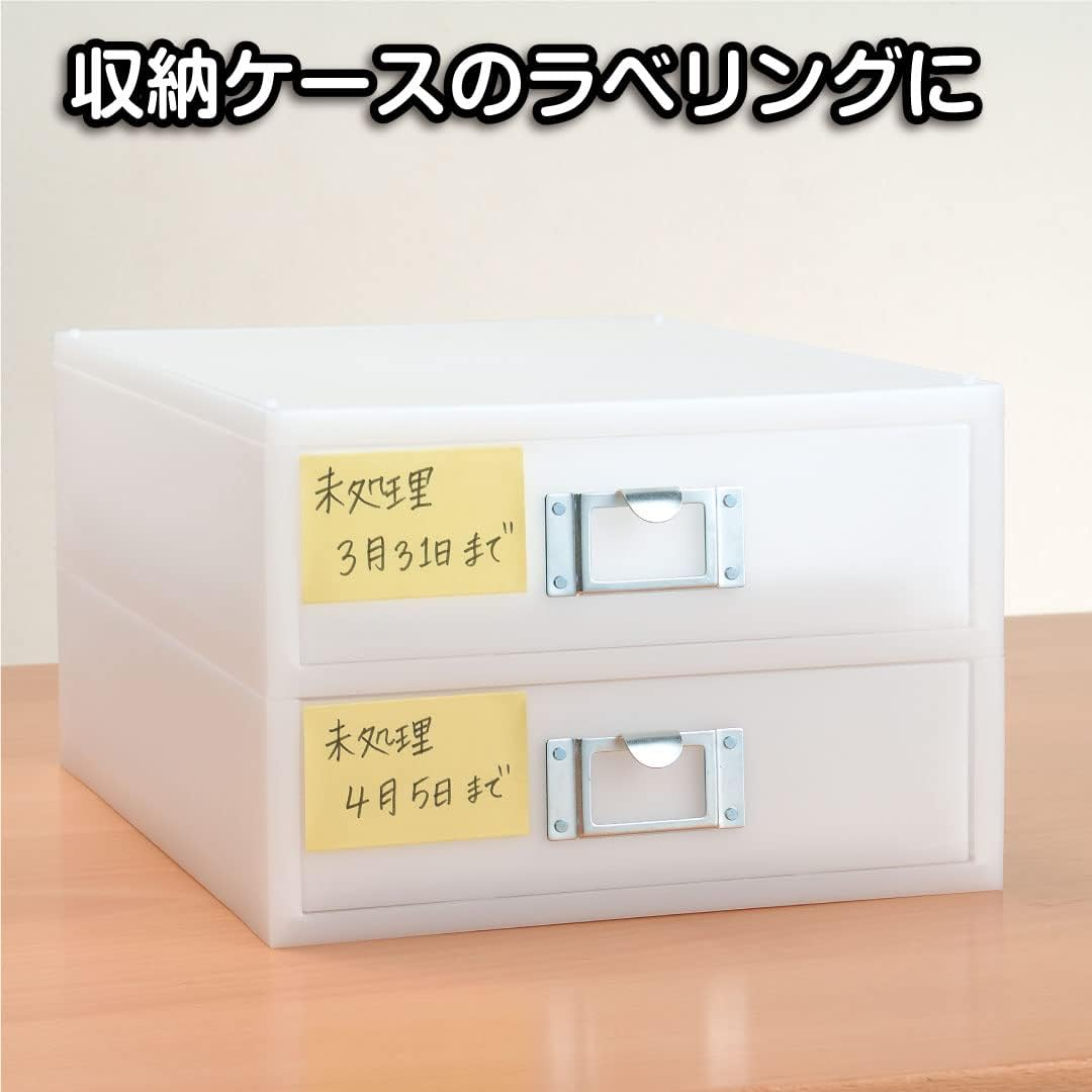 Yamato NOR-50CH-1 Sticky Notes, Notes, Roll Tape, with Cutter, Recycled Paper, Yellow, 2.0 Inches (50 Mm) X 32.8 Ft (10 M) image number 1