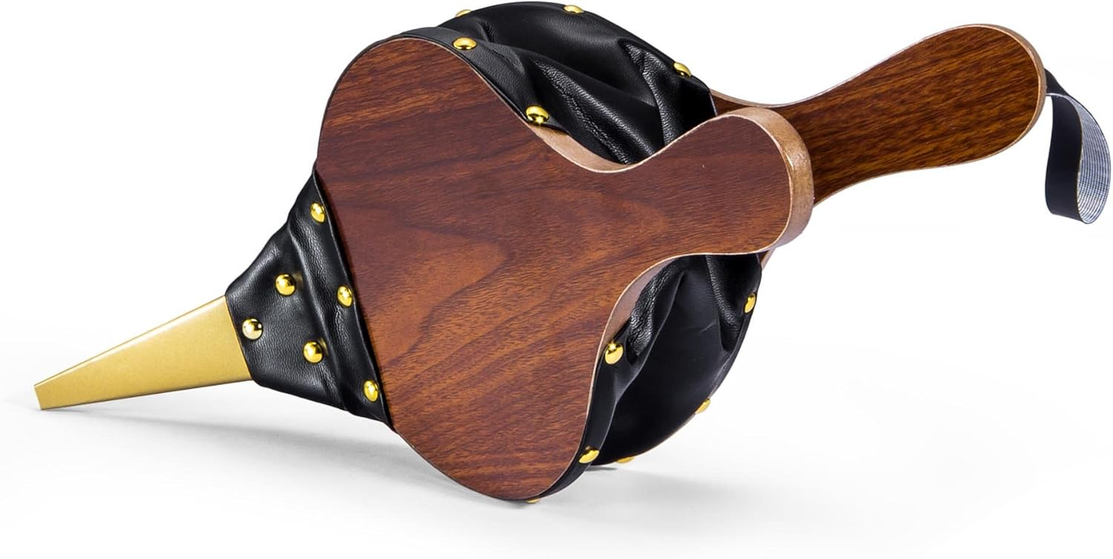 Fireplace Bellows Large Wood Air Blower Fire Bellow Cast Nozzle (Wood) image number 2