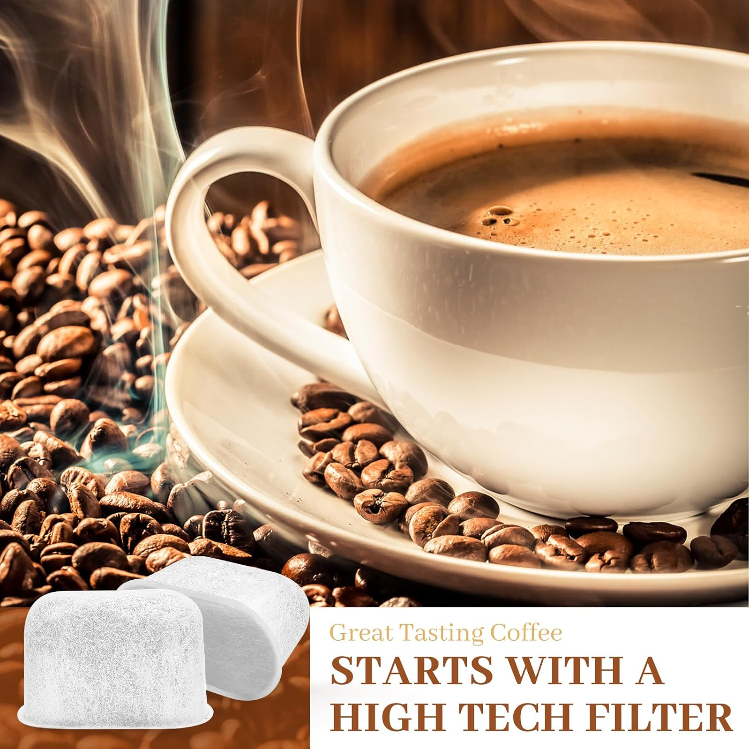 Water Filters Compatible with Breville - 12PCS Water Filter Ion-Exchange Resin Replacement for Coffee Machine for BWF100 BES810 BES840 BES860 BES870 BES878 BES900 BES920 BEP920 image number 4