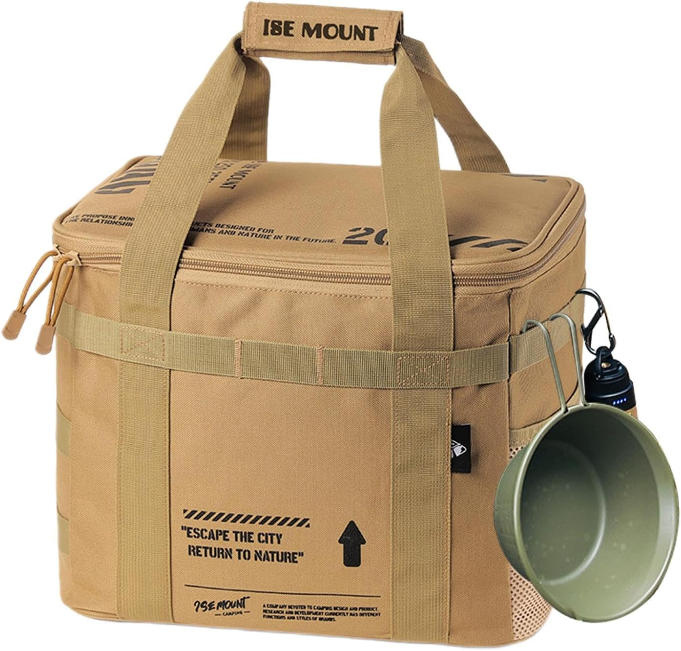 Camping Bag Tank Storage - 20L Camp Stove Portable Carrying Cover,Large Capacity Protective Multifunctional Camping Tank Storage Bag for Outdoor Camping Hiking Barbecue image number 3