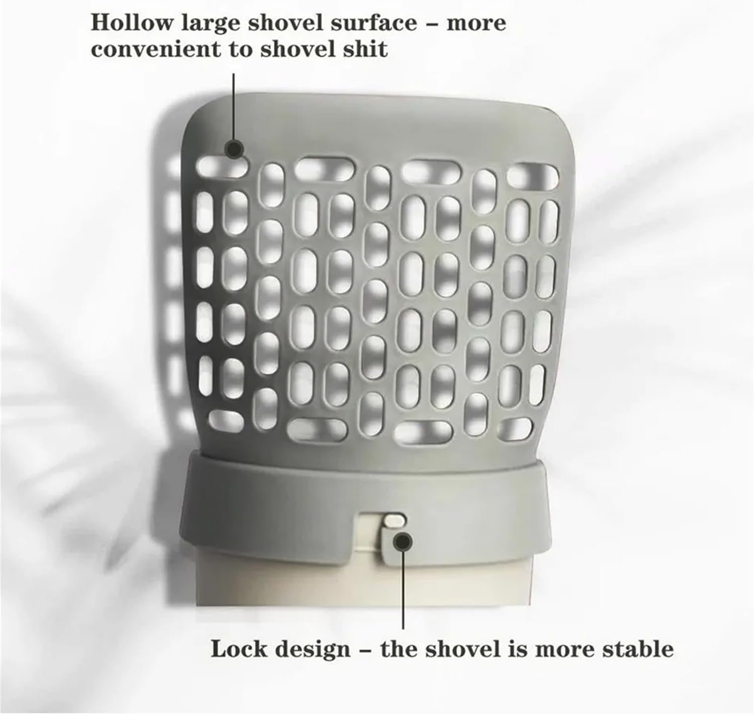 Easy to Carry Cat Sand Shovel, Portable Cat Litter Scoop with Storage Box for Pet Cleaning image number 2