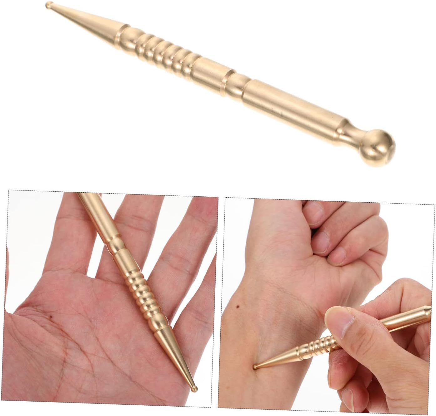 HAMPPLIES Fascia Massage Tool Face Massage Rod Home Massaging Stick Skin Elasticity Enhancer image number 4