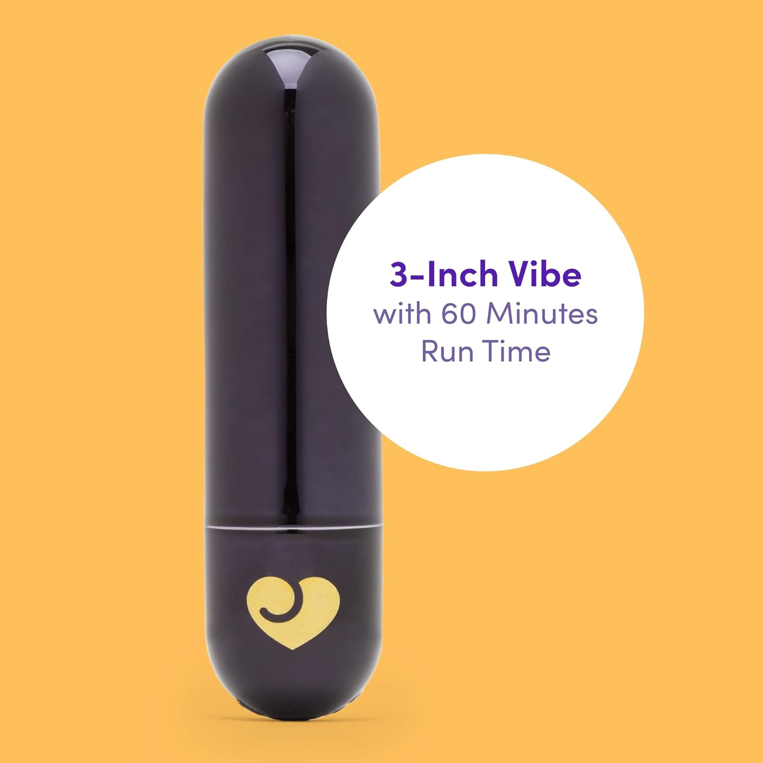 Lovehoney Glow up Bullet Vibrator - 3 Inch Easy to Use - 10 Function Bullet Mini Vibrator for Women - Rechargeable & Waterproof - Black image number 4