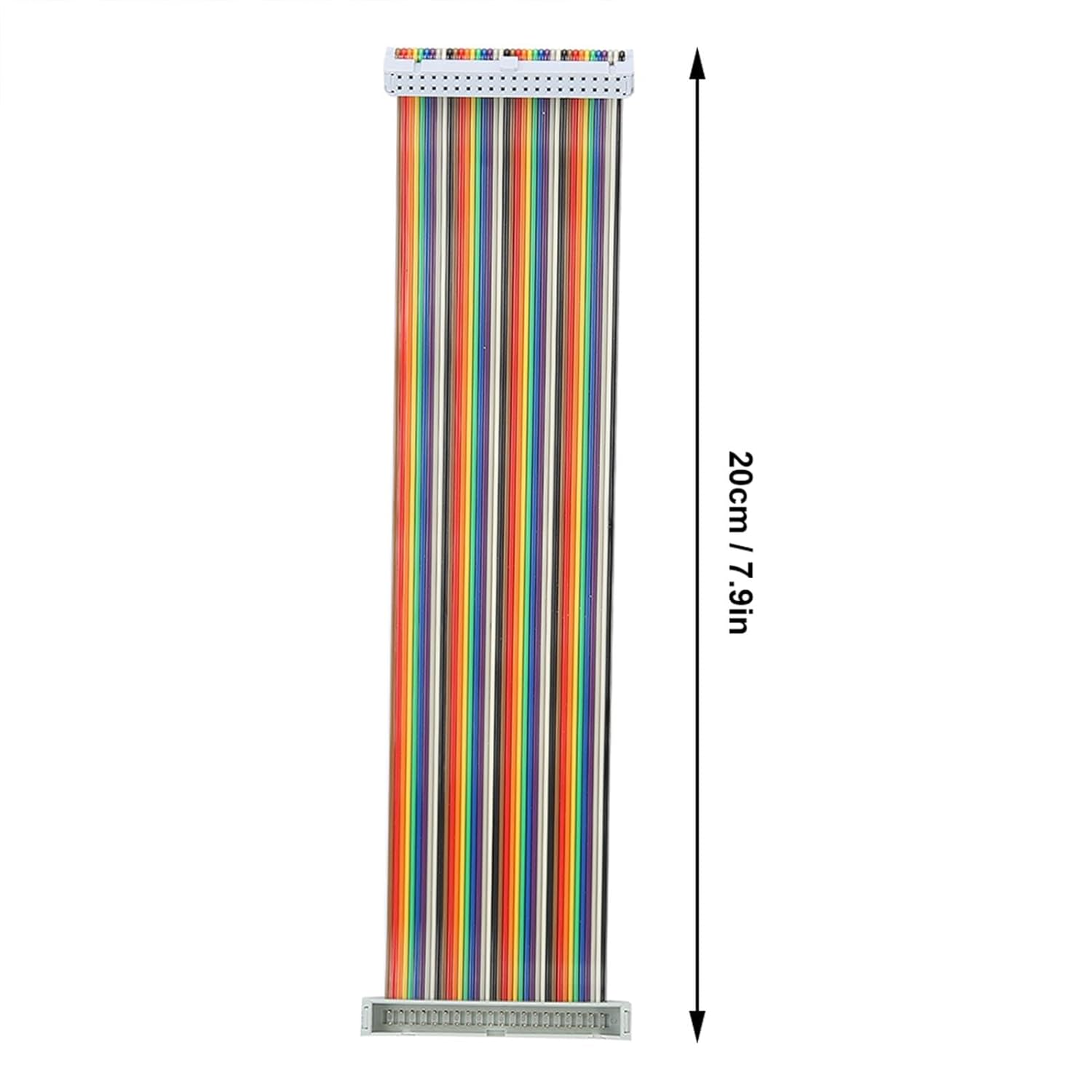 Denash GPIO Line Male to Female 40 Pin Cable, 5 Pieces for (Multicolor, Copper, 20Cm) image number 4