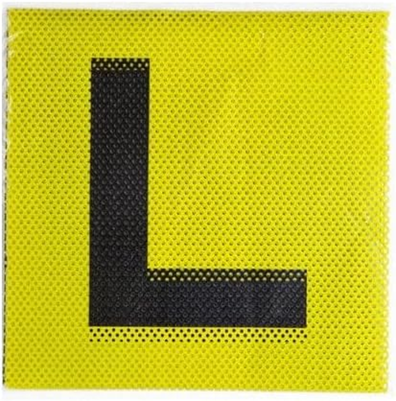 L/P Plates See through L Plate, Yellow