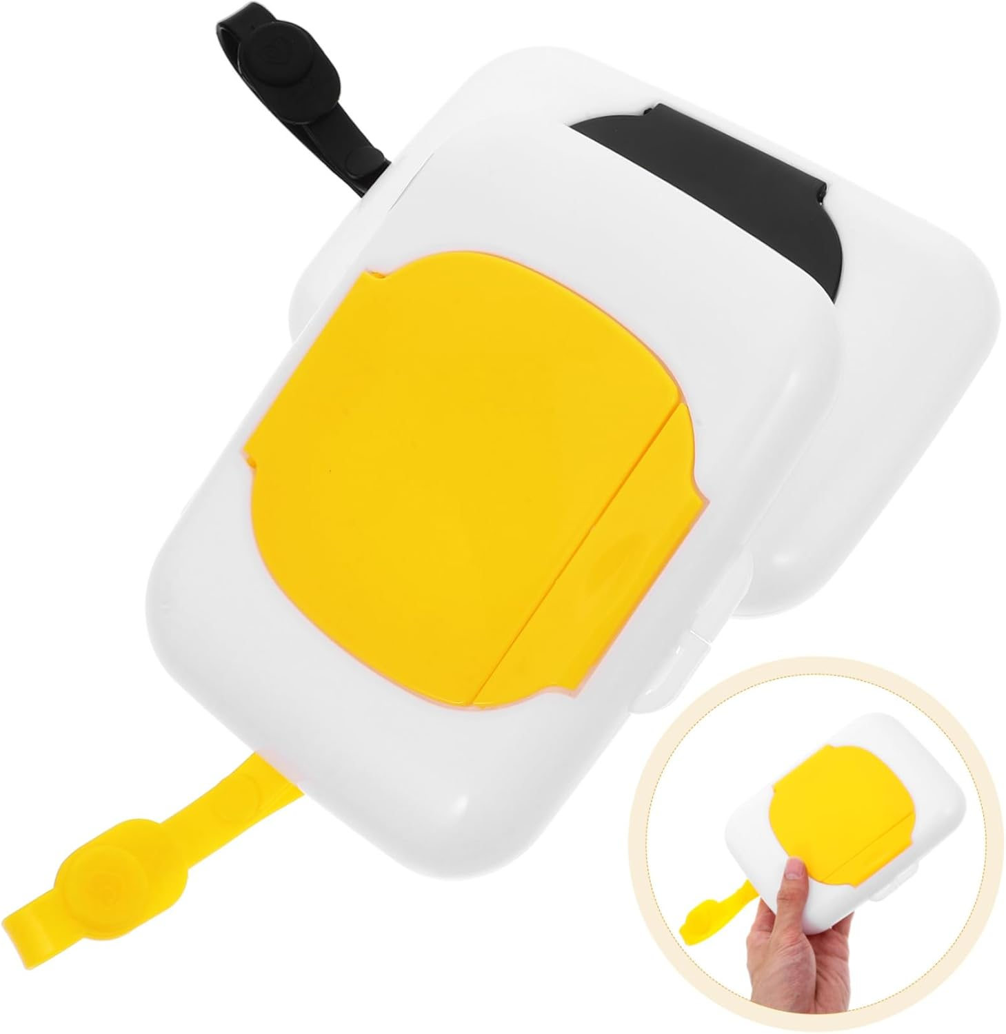 Anneome Wipes Holder for Bathroom Portable Newborn Seal Towel Newborn Keeps Wipes Fresh Soft image number 5