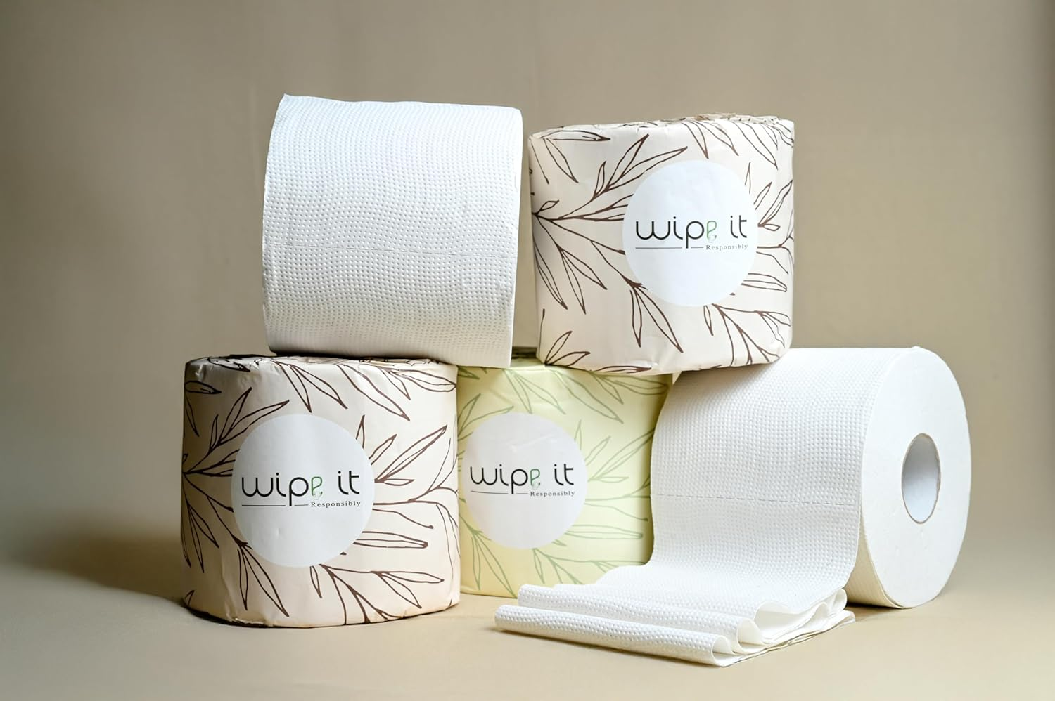 Toilet Paper Rolls | 100% Recycled 3-Ply Double Length | 12 Pack | 370 Sheets Each | Soft, Strong & Plastic-Free | Unscented Eco-Friendly Toilet Tissue