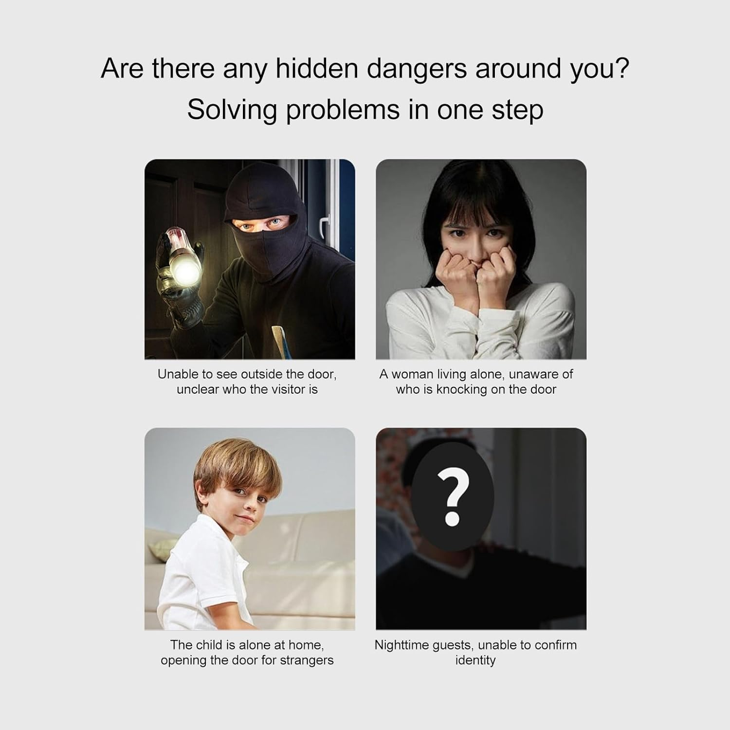 Video Doorbell Camera with Monitor Screen, 1080P HD Night Vision Wireless Wifi Doorbell Intercom System with 170 Wide Angle Lens, 2 Way Talk, Smart Doorbell Kit for Home image number 2