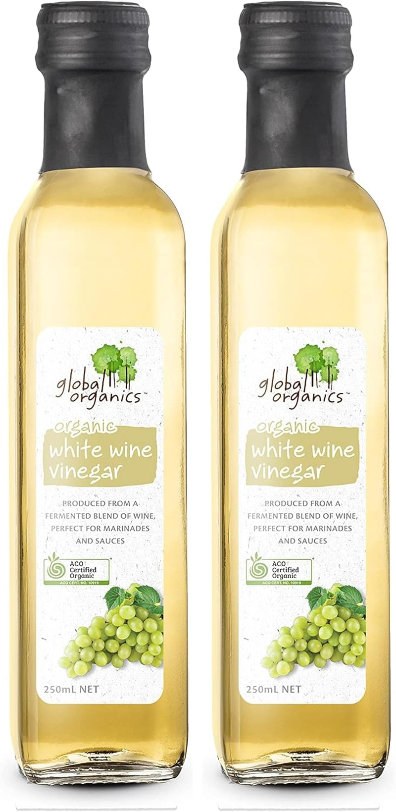 Global Organics Red Wine Vinegar G/F 250 Ml image number 2