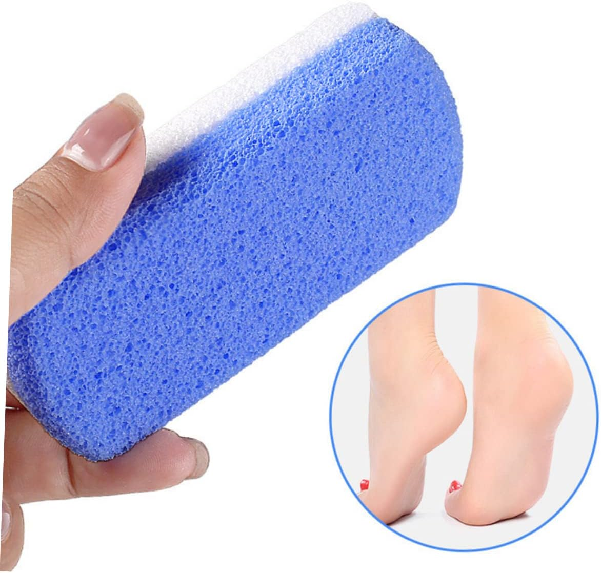 NULYLU 2Pcs Foot Scrubbers for Dead Skin Removal Multi-Functional Exfoliating Tools for Smooth Feet Professional Pedicure Supplies and Reusable and Design image number 2