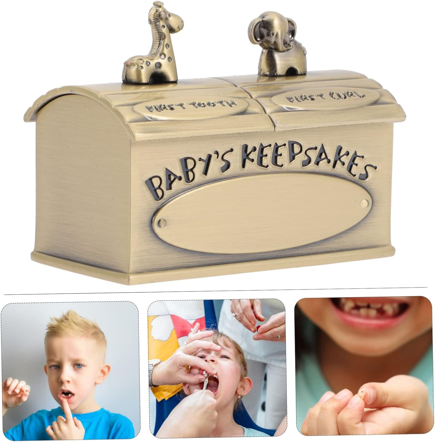 Teeth Keeper Box Newborn Keepsake Box for Boys and Girls Sturdy Structure