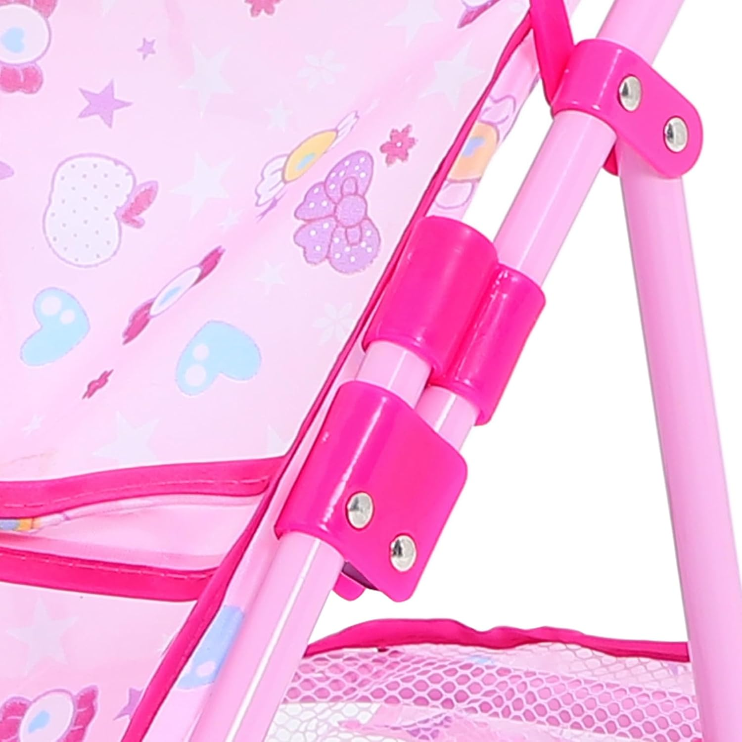 Alasum Baby Doll Stroller Play Toy Doll Stroller Push Pram Baby Carriage for S Toddlers Girls Toys for Girls Pram Childs Play image number 4