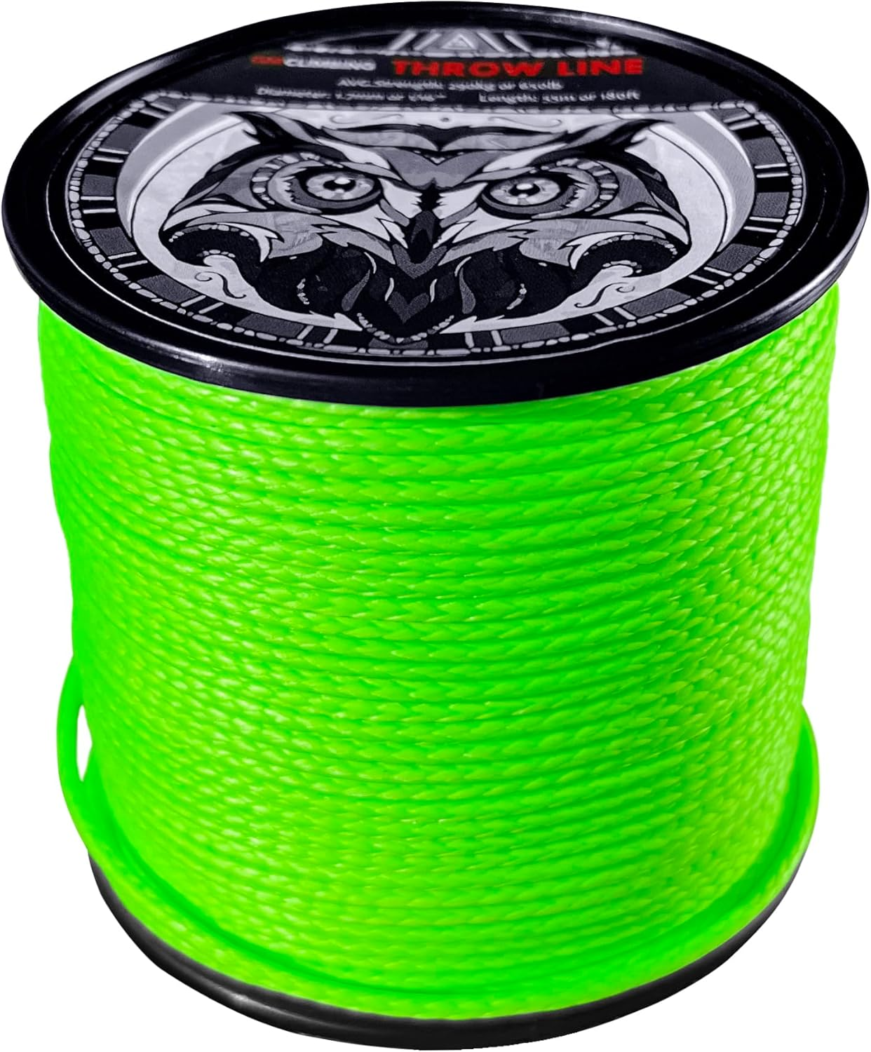 GM CLIMBING 650Lb / 1000Lb Arborist Throw Line 180Feet 100% UHMWPE for Tree Climbing Outdoor General Purpose (1/16In (1.7Mm) - Green)