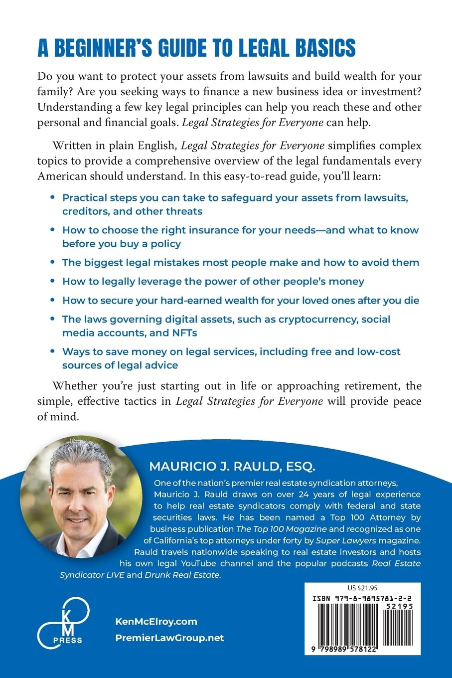 Legal Strategies for Everyone: the Complete Guide to Covering Your Assets, Maximizing Wealthy, and Protecting Your Family: 2