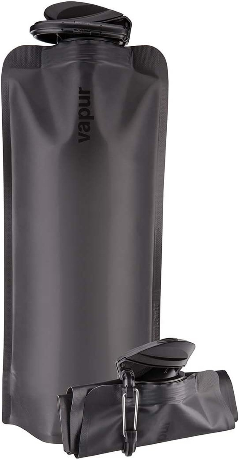 Vapur Eclipse BPA Free Durable Foldable Flexible Water Bottle with Carabiner image number 3