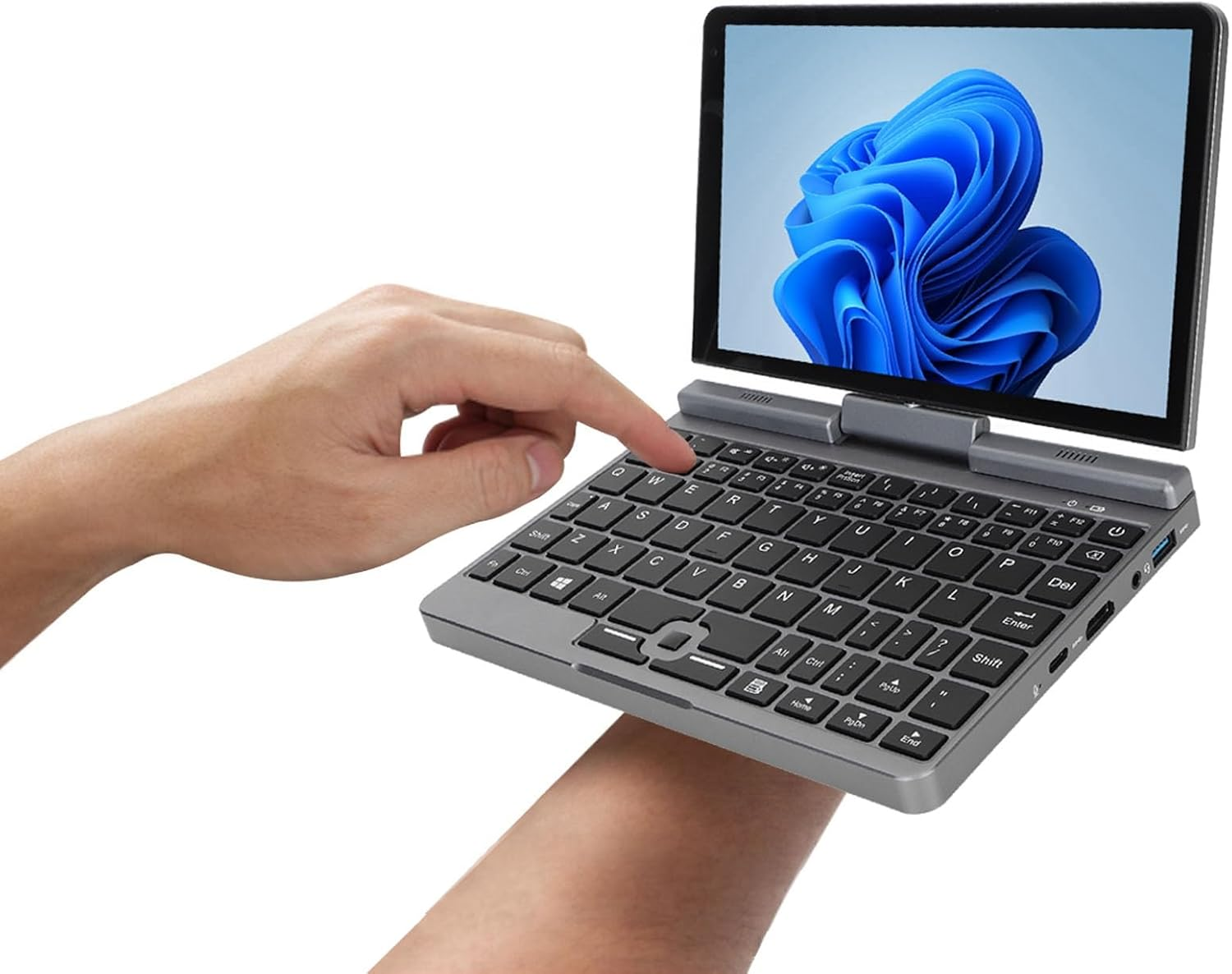 11 Mini Laptop, 8.0 Inch Touch Screen Ultra Light Mini Industry Laptop, Alder Lake CPU, 12G LPDDR5 4800Mhz Micro PC, Dual Band Wifi, USB3.0 Portable Laptop Computer, image number 6