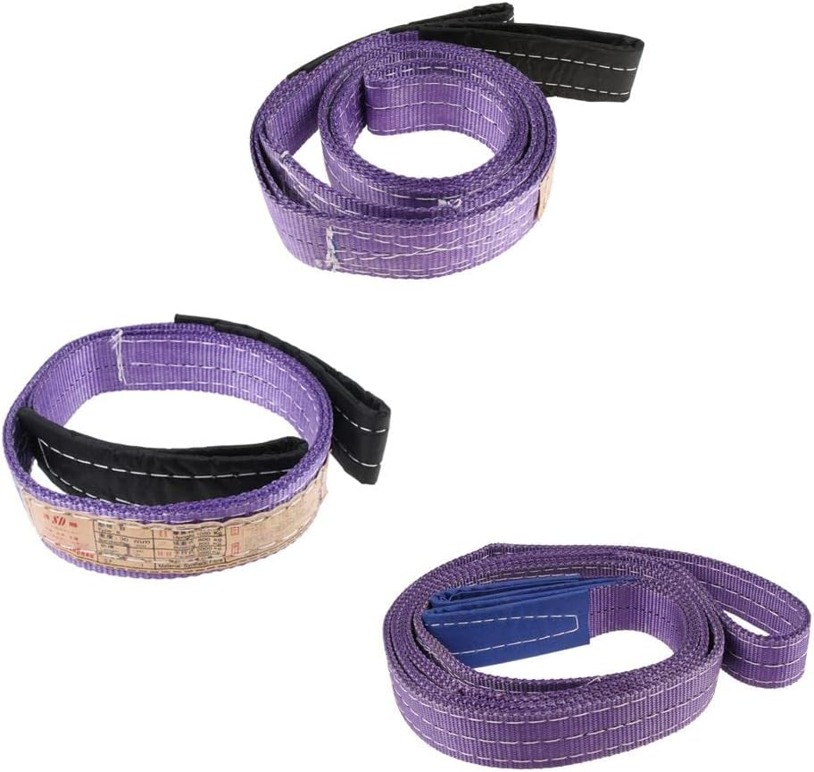 Towing Strap Lifting Rope Tree Saver Pulling Cable 2200Lbs 1-3 Meters - as Shown, 2 Meters, Others, 1 Meter image number 5