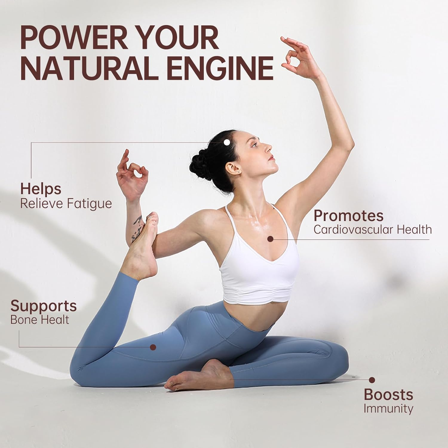 300 Pcs 2 in 1 Vitamin D3 10000 Iu plus K2 (MK-7) 200 Mcg Virgin Coconut Oil Softgels with Vitamins D & K Supports Calcium Absorption &ndash; Easy to Swallow image number 3