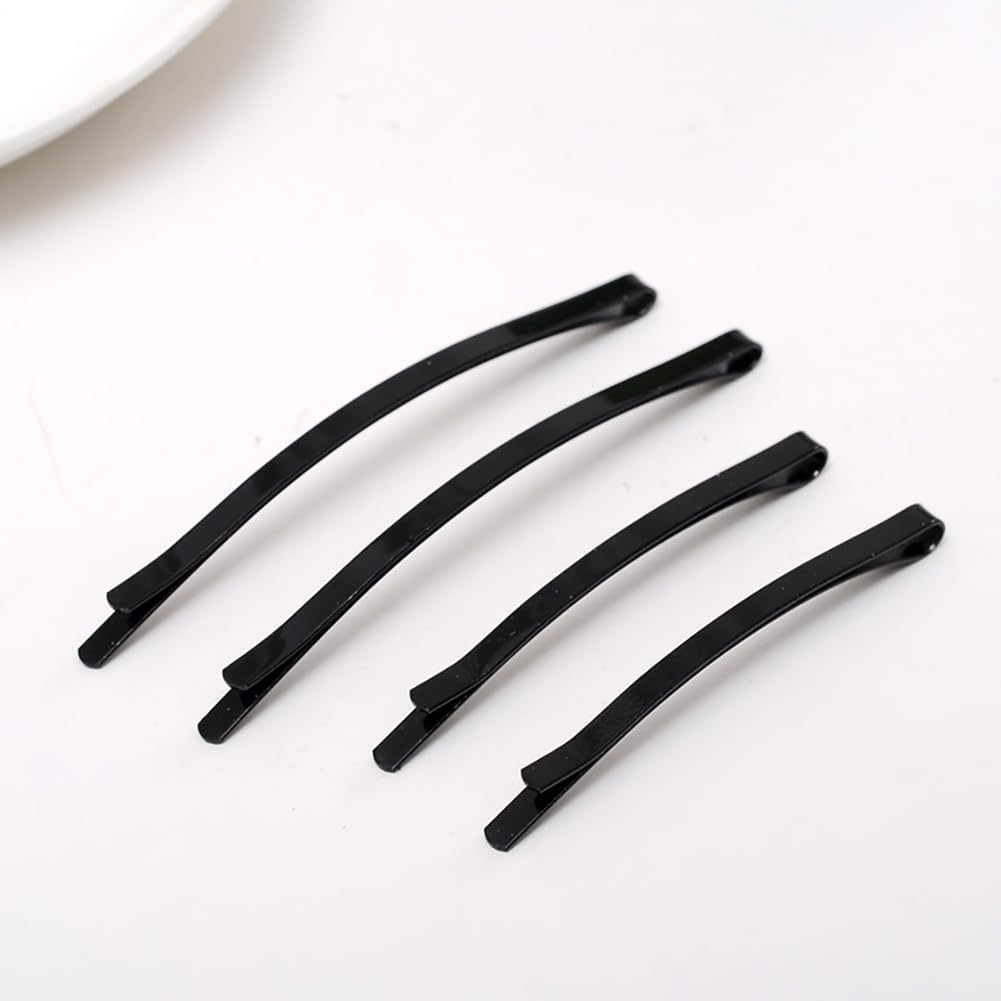 60 Pieces Long Metal Hair Pins Secure Grip Simple Decorative Hair Pins Non-Slip Hair Pins Invisible Hair Clips Large Hair Pins for Bun Gold 8.5 X 0.3 Cm image number 2