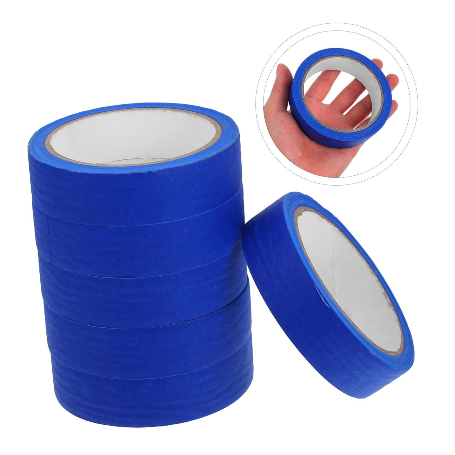 6Rolls Wide Painters Tape Yards Masking Tape Adhesive for Wall Painting Art Projects Watercolor