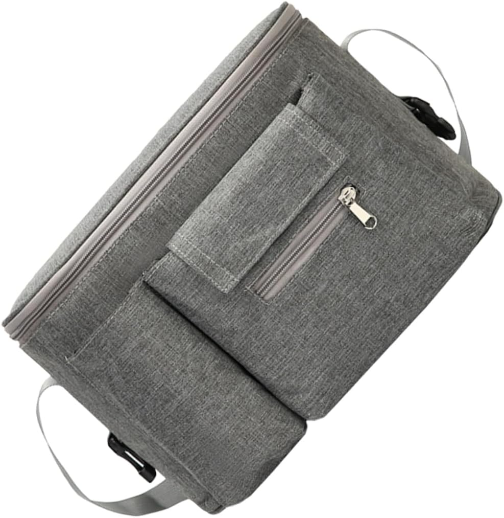 Ibasenice Diaper Bag Container Stroller Bottle Pouch Large Capacity for Organized Travel and Commuting