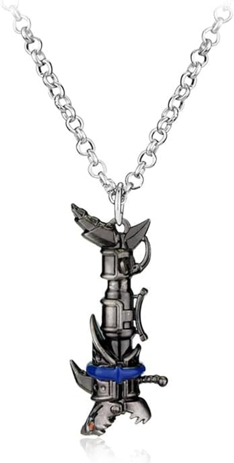 LOL Arcane Jinx Fishbone Necklace Game Cosplay Anime Cosplay Merch Fans Collections Gift image number 2