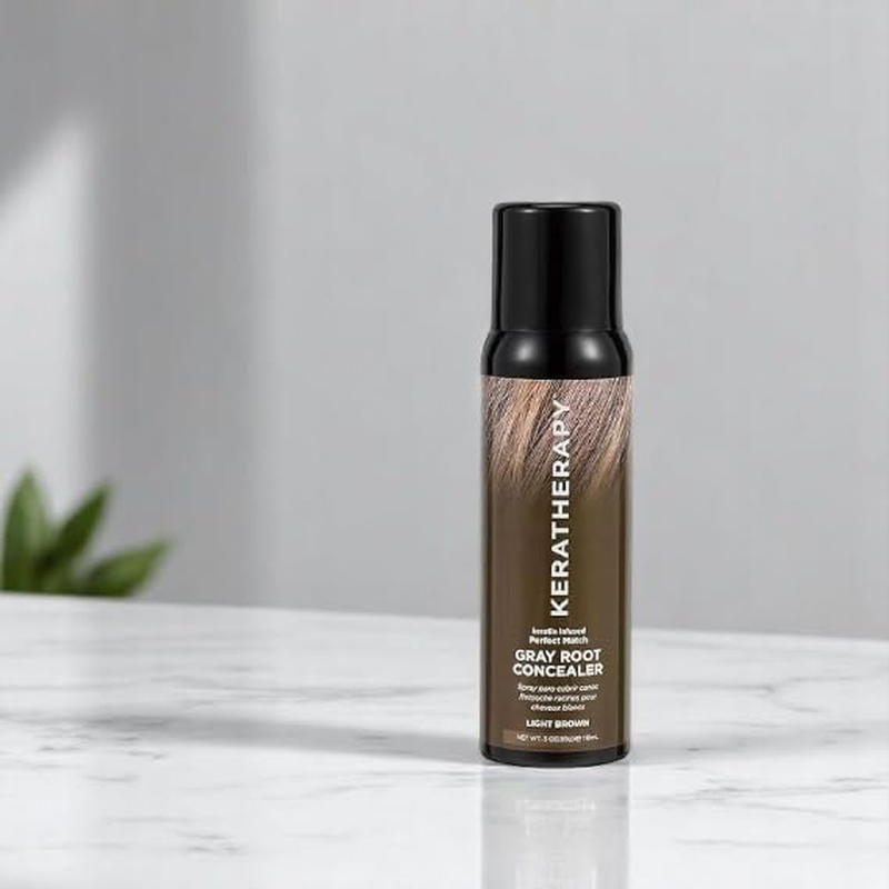 Keratherapy Gray Root Concealer 118 Ml, Light Brown, 118 Ml image number 3