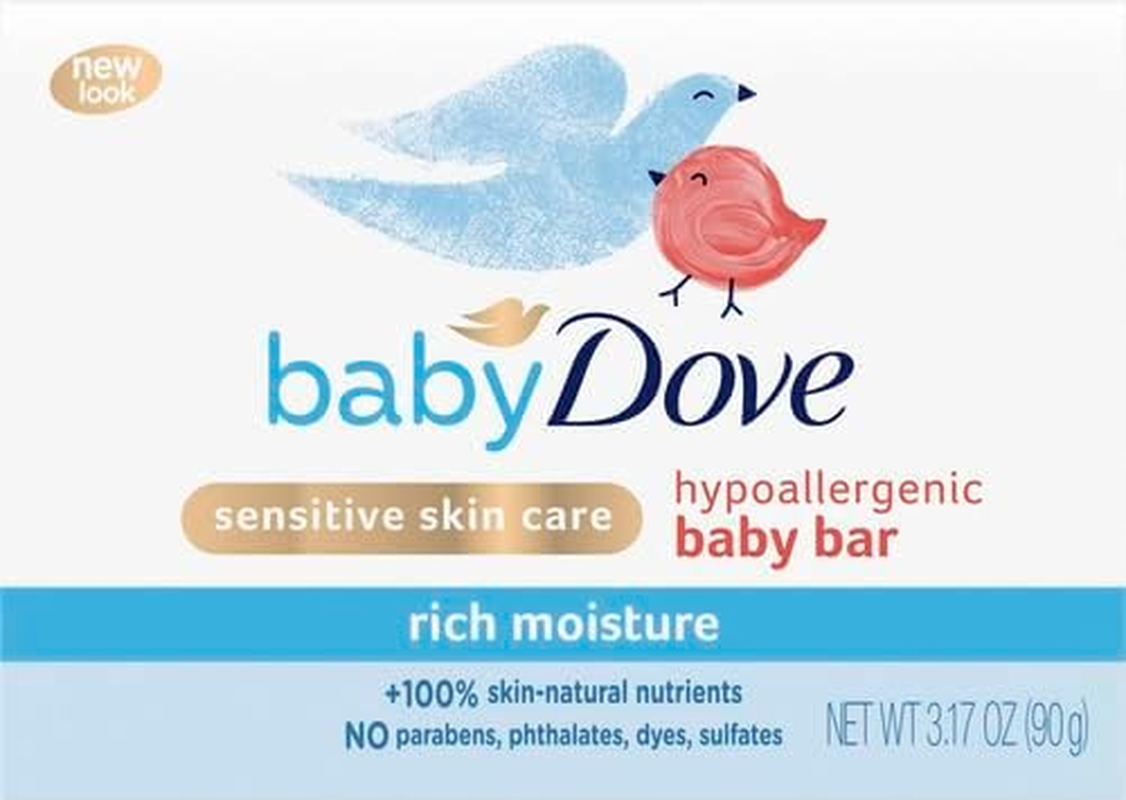 Dove Baby Bar Rich Moisture, 3.17 Ounce